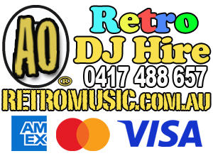 Retro DJ pay with American Express Card AMEX